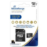 MediaRange MR945 hukommelseskort 128 GB MicroSDXC UHS-I Klasse 10 Sort, 128 GB, MicroSDXC, Klasse 10, UHS-I, 80 MB/s, 20 MB/s