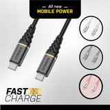 Otterbox USB 2.0 kabel, USB-C stik > USB-C stik Hvid