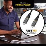 Otterbox USB 2.0 kabel, USB-C stik > USB-C stik Hvid