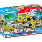 PLAYMOBIL City Life - Ambulance med lys og lyd, Bygge legetøj 
