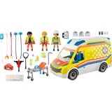 PLAYMOBIL City Life - Ambulance med lys og lyd, Bygge legetøj 