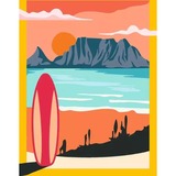 Ravensburger CreArt - Solnedgang ved stranden, Maling 