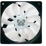 Scythe KF1225FD18AR-P Computerkølesystem Computerkabinet Ventilator 12 cm Sort, Hvid 1 stk, Sag fan Sort/gennemsigtig, Ventilator, 12 cm, 4 dB, 35 dB, Sort, Hvid