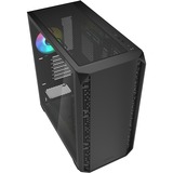 Sharkoon AK2 RGB , Towerkabinet Sort
