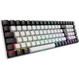 Sharkoon SKILLER SGK50 S2, Gaming-tastatur Hvid, DE-layout, Gateron Yellow