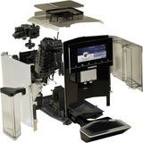 Siemens TQ905DF9 EQ900, Kaffe/Espresso Automat Sort/børstet rustfrit stål