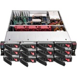 SilverStone RM22-312 HDD/SSD kabinet Rustfrit stål 2.5/3.5", Drev kabinet Sort, HDD/SSD kabinet, 2.5/3.5", SAS, SAS-2, SAS-3, SATA, Serial ATA II, Serial ATA III, 12 Gbit/sek., Hot-swap, Rustfrit stål