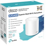 TP-Link DECO X60 Dual-band (2,4 GHz / 5 GHz) Wi-Fi 6 (802.11ax) Hvid 2 Intern, Mesh router Hvid, Hvid, Intern, Strøm, Status, 0 - 40 °C, -40 - 70 °C, 10 - 90%