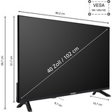 Telefunken LED-tv Sort