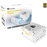 Thermaltake Dockpower FI 750W Sne, PC strømforsyning Hvid