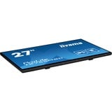 iiyama ProLite T2755MSC-B1 computerskærm 68,6 cm (27") 1920 x 1080 pixel Fuld HD LED Berøringsskærm Bordplade Sort, LED-skærm Sort (mat), 68,6 cm (27"), 1920 x 1080 pixel, Fuld HD, LED, 5 ms, Sort