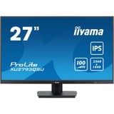 iiyama ProLite XU2793QSU-B7 LED display 68,6 cm (27") 2560 x 1440 pixel Quad HD Sort, LED-skærm Sort (mat), 68,6 cm (27"), 2560 x 1440 pixel, Quad HD, LED, 1 ms, Sort