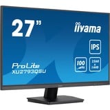 iiyama ProLite XU2793QSU-B7 computerskærm 68,6 cm (27") 2560 x 1440 pixel Quad HD LED Sort, LED-skærm Sort (mat), 68,6 cm (27"), 2560 x 1440 pixel, Quad HD, LED, 1 ms, Sort