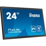 iiyama TF2438MSC-B1 computerskærm 60,5 cm (23.8") 1920 x 1080 pixel Fuld HD LED Berøringsskærm Sort, LED-skærm Sort, 60,5 cm (23.8"), 1920 x 1080 pixel, Fuld HD, LED, 5 ms, Sort