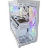 ALTERNATE Gaming PC Hvid/gennemsigtig