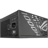 ASUS ROG-STRIX-1000P-GAMING-E, PC strømforsyning Sort, 1000 W, 100 - 240 V, Aktiv, 130 W, 1000 W, 130 W