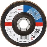 Bosch Lamelskive X431 Standard til metal, Ø 125mm, K60, Slibeskive 