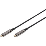 Digitus 4K USB-C AOC AV-forbindelseskabel Sort