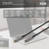 Digitus 4K USB-C AOC AV-forbindelseskabel Sort