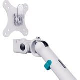 Digitus Dobbelt design skærmholder, 2x 35", 2x 10 kg, Skærmbeslag Hvid