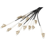 Digitus Universelt breakout-fiberkabel, duplex, LC/UPC-stik, multimode OM4 Sort