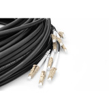 Digitus Universelt breakout-fiberkabel, duplex, LC/UPC-stik, multimode OM4 Sort