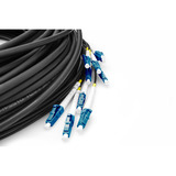 Digitus Universelt breakout fiberkabel, duplex, LC/UPC stik, singlemode OS2 Sort