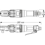Hazet 9022-360, Schlagskruemaskine Sort