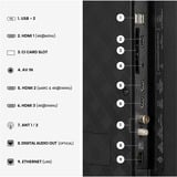 Hisense 43E7S PRO Hi-QLED-tv, QLED TV Sort/mørk grå