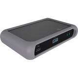 ICY BOX 60643, USB hub antracit/Sort