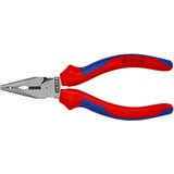 KNIPEX 0822145 tang Nåletang, Kombination tænger Rød/Blå, Nåletang, Metal, Plast, Blå/rød, 14,5 cm, 145 g