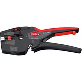 KNIPEX NexStrip elektriker-multiværktøj, Wire stripper tænger Sort/Rød