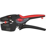 KNIPEX NexStrip elektriker-multiværktøj, Wire stripper tænger Sort/Rød