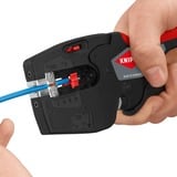 KNIPEX NexStrip elektriker-multiværktøj, Wire stripper tænger Sort/Rød