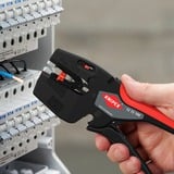 KNIPEX NexStrip elektriker-multiværktøj, Wire stripper tænger Sort/Rød