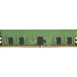 Kingston KSM32RS8/8MRR hukommelsesmodul 8 GB 1 x 8 GB DDR4 3200 Mhz Fejlkorrigerende kode Grøn, 8 GB, 1 x 8 GB, DDR4, 3200 Mhz, 288-pin DIMM