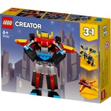 LEGO Creator 3-in-1 Superrobot, Bygge legetøj Byggesæt, 6 År, Plast, 159 stk, 190 g