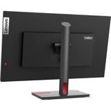 Lenovo T27h-30 computerskærm 68,6 cm (27") 2560 x 1440 pixel Quad HD LED Sort, LED-skærm Sort, 68,6 cm (27"), 2560 x 1440 pixel, Quad HD, LED, 6 ms, Sort