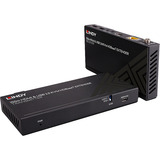 Lindy 150m Cat.6 HDBaseT KVM Extender, HDMI-udvidelse forlænger Sort