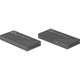 Lindy 150m Cat.6 HDBaseT KVM Extender, HDMI-udvidelse forlænger Sort