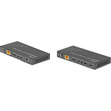 Lindy 150m Cat.6 HDBaseT KVM Extender, HDMI-udvidelse forlænger Sort