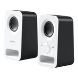 Logitech Z150 6 W Hvid Ledningsført, PC-højttaler Hvid, 2.0 kanaler, Ledningsført, 6 W, Hvid