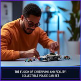 Lumibricks Cyberpunk Neoncity - Politiets patruljevogn, Bygge legetøj 