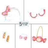 MGA Entertainment Rainbow High Creative Crystals Fashion Doll- Bella, Dukke Rainbow High Creative Crystals Fashion Doll- Bella, Mode dukke, Hunstik, 8 År, 280 mm, Flerfarvet