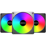 Montech GF120R V2 ARGB, Sag fan Sort/Hvid