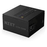 NZXT C750 GOLD CORE, PC strømforsyning Sort