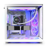 NZXT F360U Ultra RGB, Sag fan Hvid