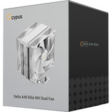 Ocypus Delta A40 Elite Dual Fan, CPU køler Hvid