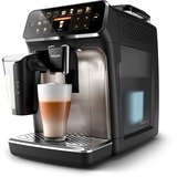 Philips Fuldautomatiske EP5447/90-espressomaskiner i 5400-serien, Kaffe/Espresso Automat Sort/Sølv, Espressomaskine, 1,8 L, Kaffebønner, Indbygget kværn, 1500 W, Sort, Krom