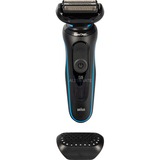 Procter & Gamble Series 5 51-M4500cs Folie shaver Sort, Blå Sort/Blå, Folie shaver, Sort, Blå, Knapper, LED, Opladning, Strøm, Vekselstrøm/batteri